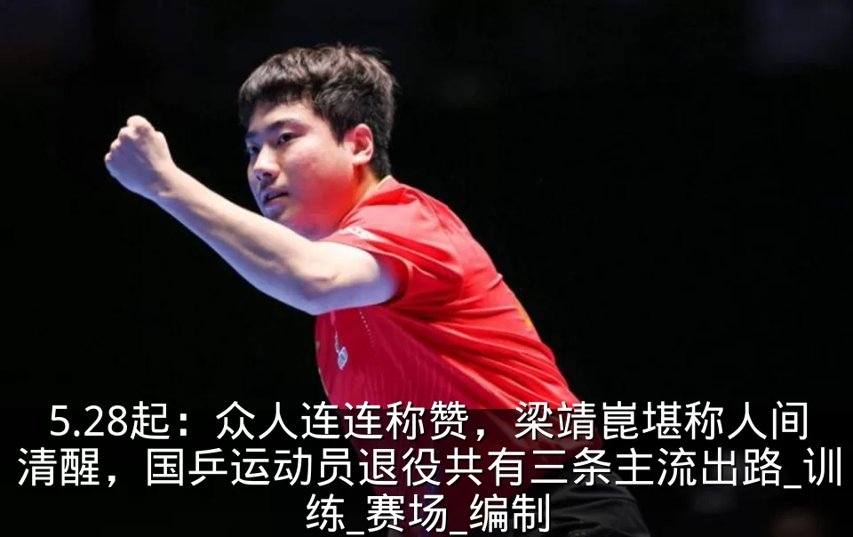 5.28起:众人连连称赞,梁靖崑堪称人间清醒,国乒运动员退役共有三条主流出路_训练_赛场_编制
